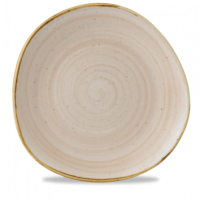 26.4cm Stonecast Nutmeg Cream Organic Round Plate